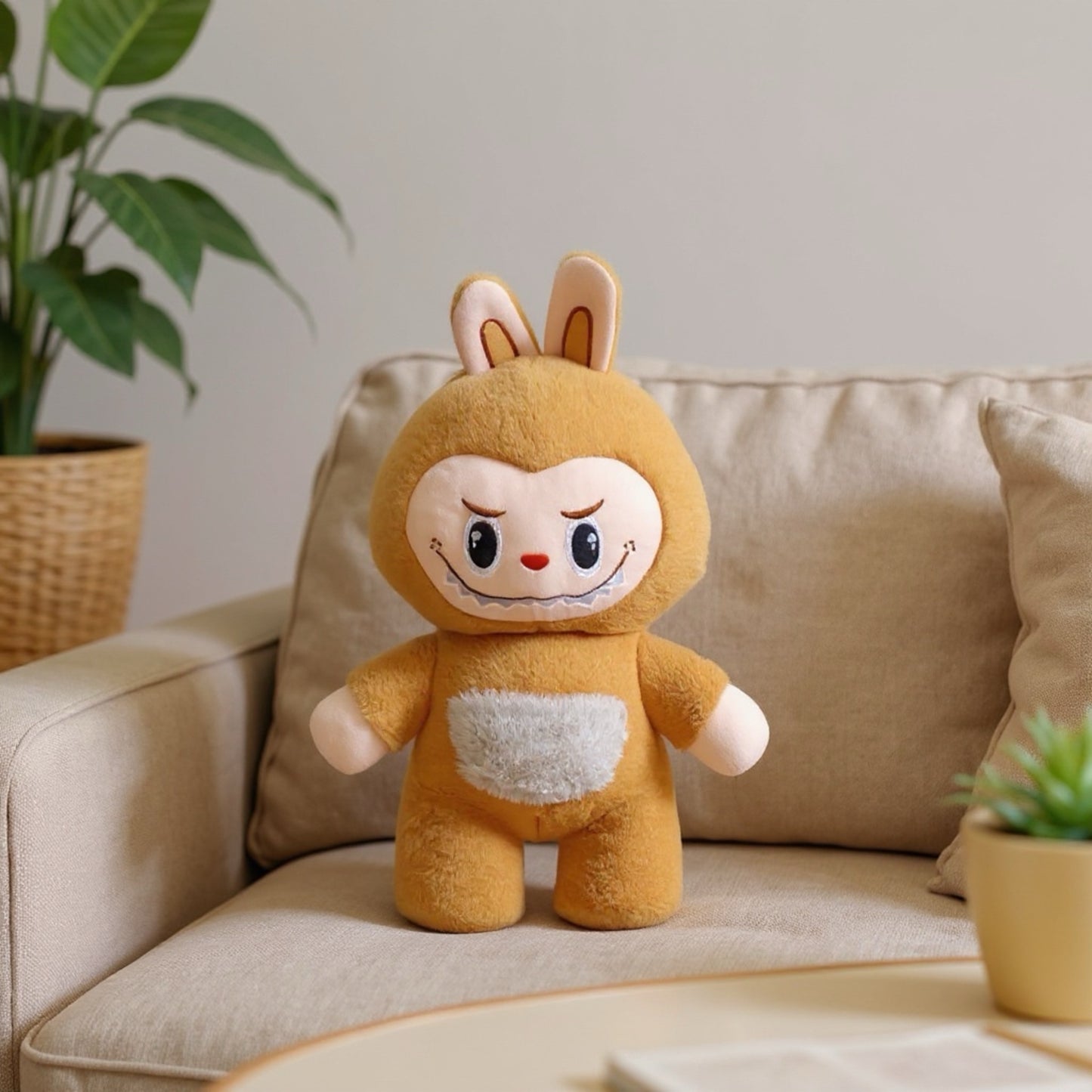 SnuggleBunny Labooboo – Plush Stuffed Backpack Beige (Buy2Get3)