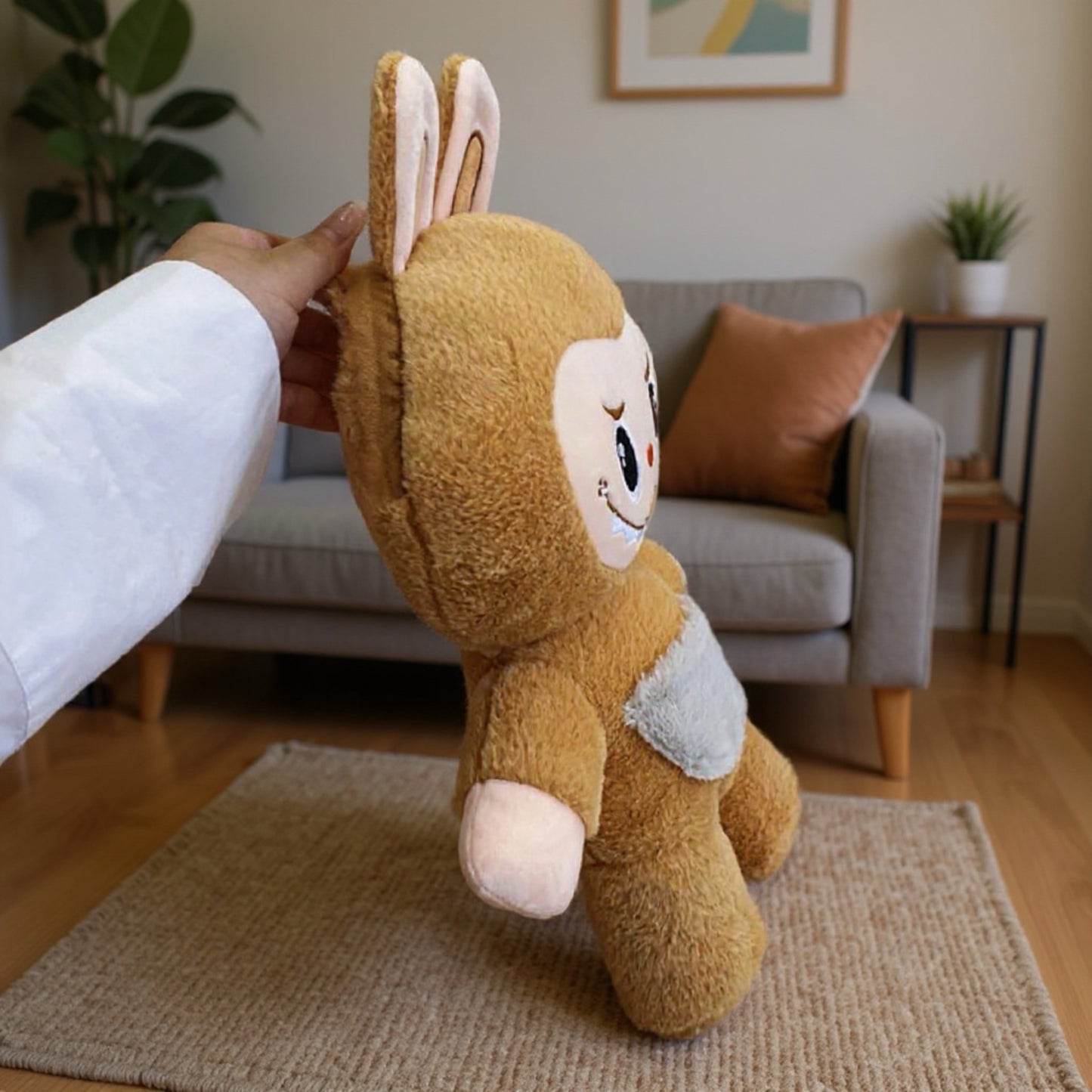 SnuggleBunny Labooboo – Plush Stuffed Backpack Beige (Buy2Get3)