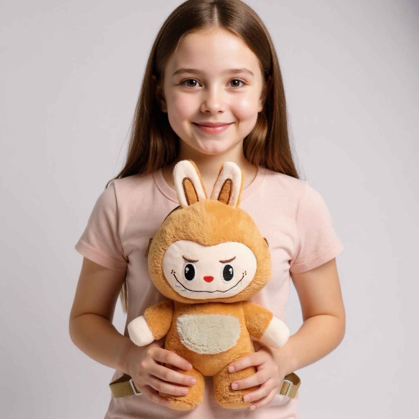 SnuggleBunny Labooboo – Plush Stuffed Backpack Beige (Buy2Get3)