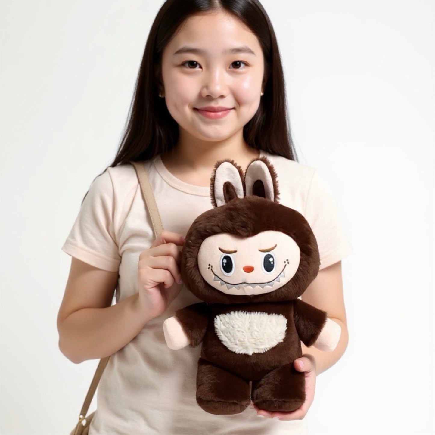 SnuggleBunny Labooboo– Plush Stuffed Backpack Brown (Buy2Get3)