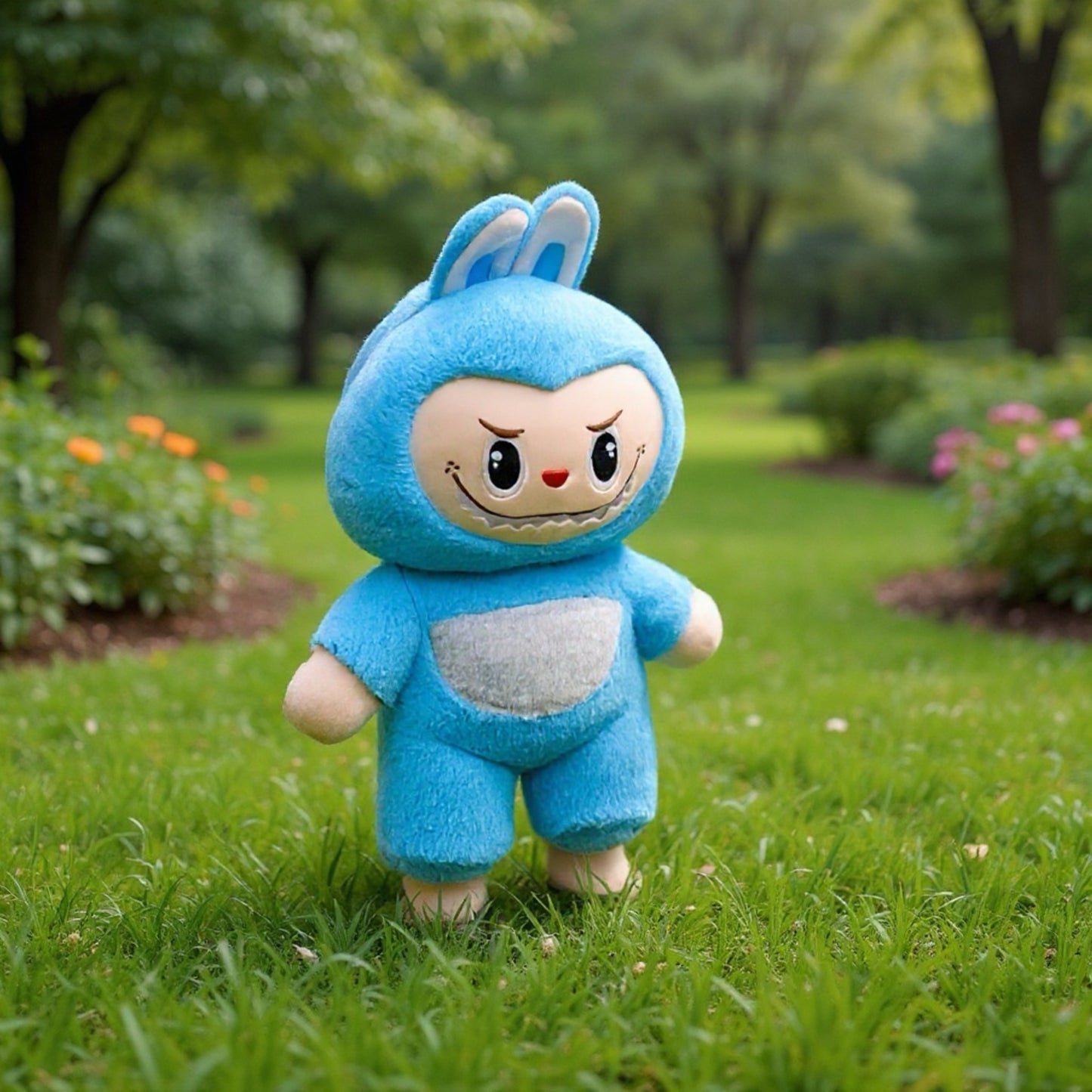 SnuggleBunny Labooboo – Plush Stuffed Backpack Blue (Buy2Get3)