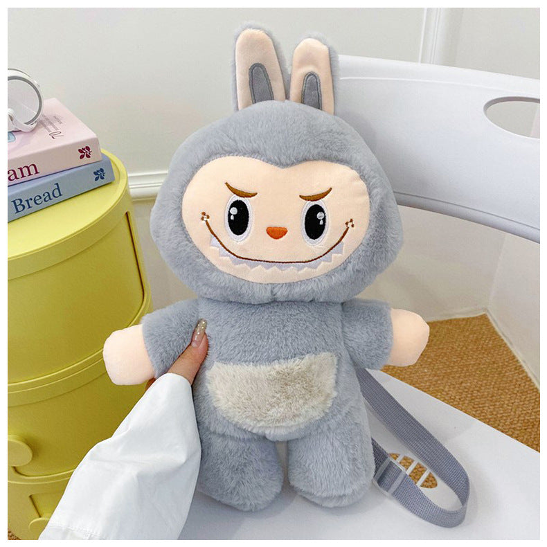 SnuggleBunny Labooboo – Plush Stuffed Backpack Grey (Buy2Get3)